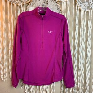 Arc'Teryx Womens Half Zip Long Sleeve Pullover M